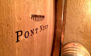 Pont Neuf Winesのワイン樽